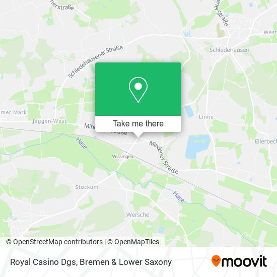 Royal Casino Dgs map