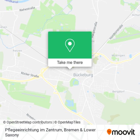Pflegeeinrichtung im Zentrum map