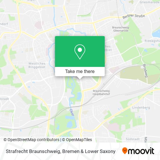 Strafrecht Braunschweig map