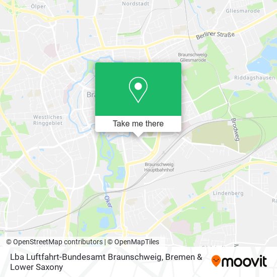 Lba Luftfahrt-Bundesamt Braunschweig map
