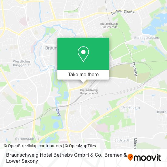 Braunschweig Hotel Betriebs GmbH & Co. map