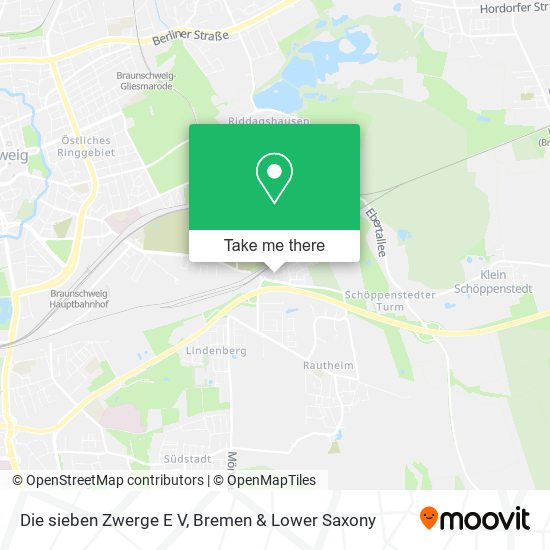 Die sieben Zwerge E V map