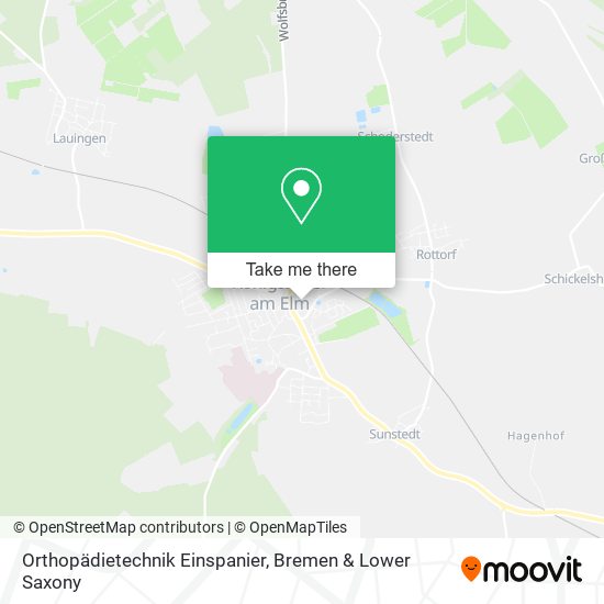 Orthopädietechnik Einspanier map