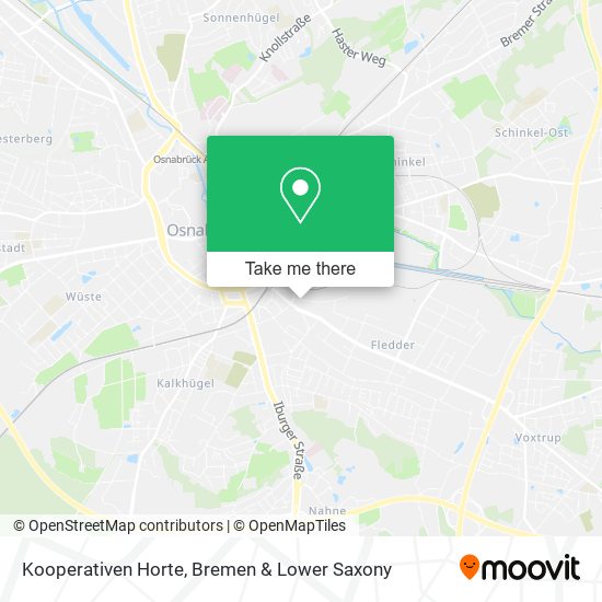 Kooperativen Horte map