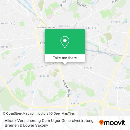 Allianz Versicherung Cem Ulgur Generalvertretung map