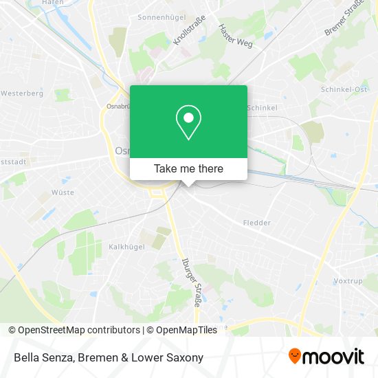 Bella Senza map