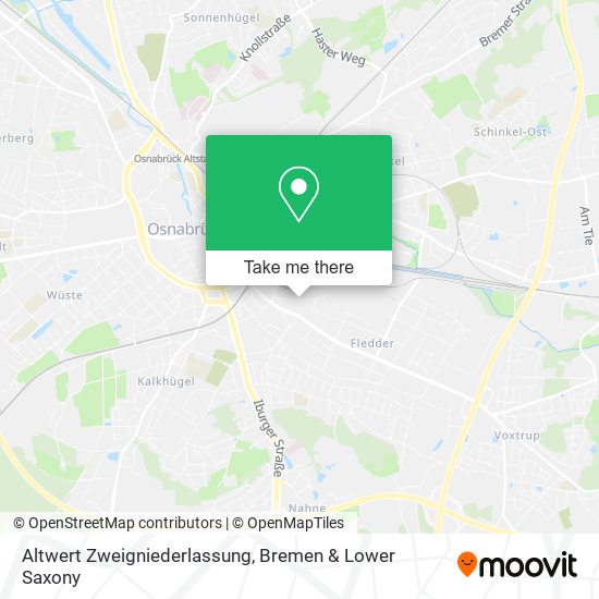 Altwert Zweigniederlassung map