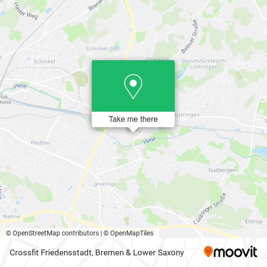Crossfit Friedensstadt map