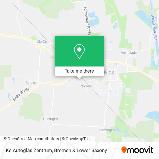 Ks Autoglas Zentrum map