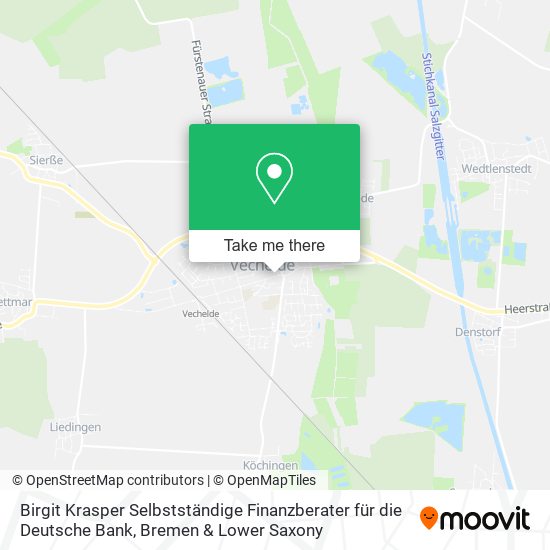 Birgit Krasper Selbstständige Finanzberater für die Deutsche Bank map