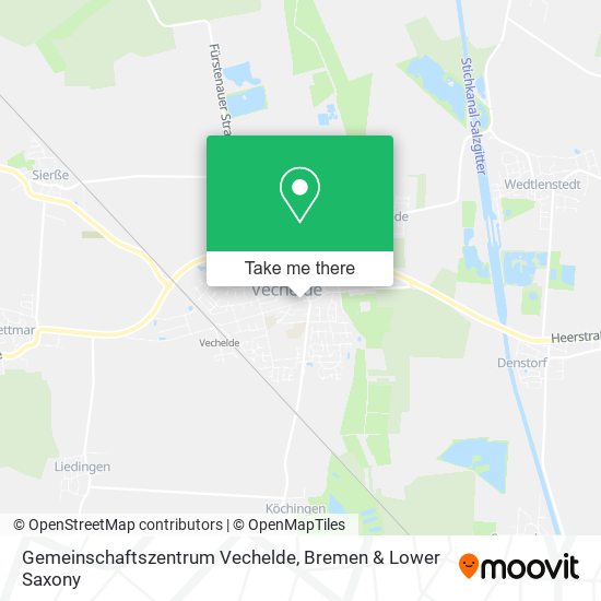 Gemeinschaftszentrum Vechelde map