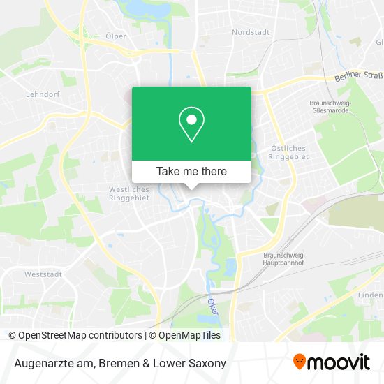 Augenarzte am map