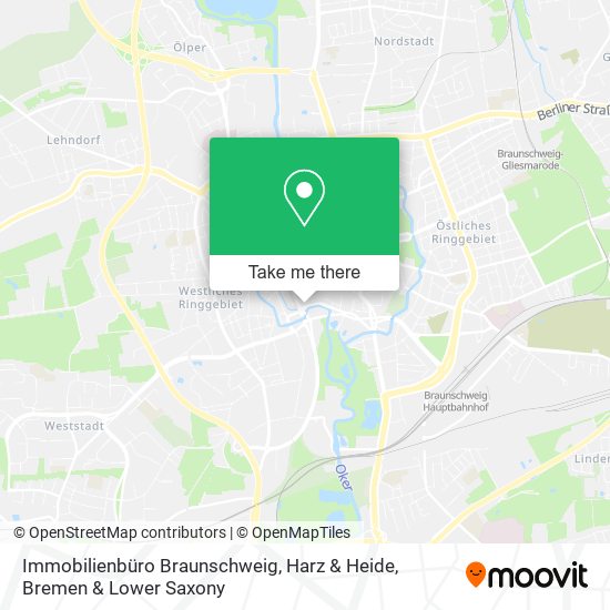 Карта Immobilienbüro Braunschweig, Harz & Heide