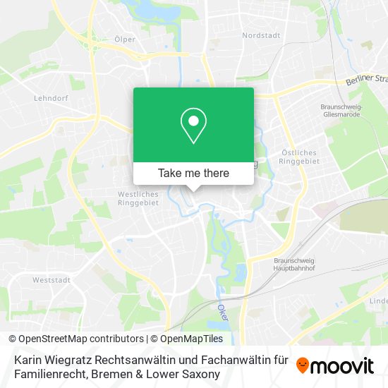 Karin Wiegratz Rechtsanwältin und Fachanwältin für Familienrecht map