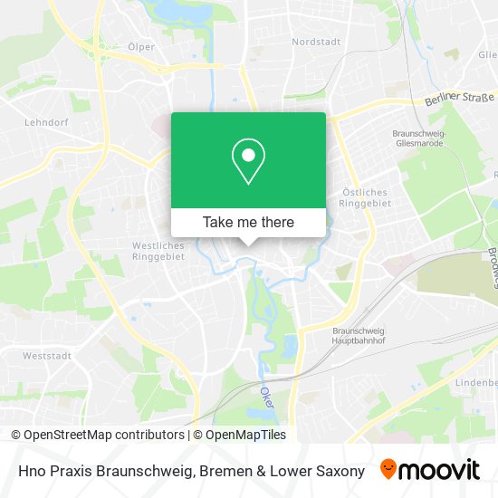 Hno Praxis Braunschweig map