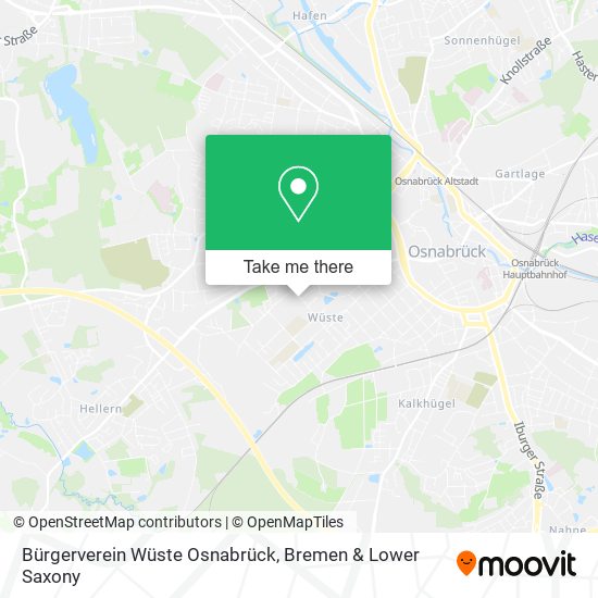 Bürgerverein Wüste Osnabrück map