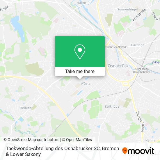 Taekwondo-Abteilung des Osnabrücker SC map
