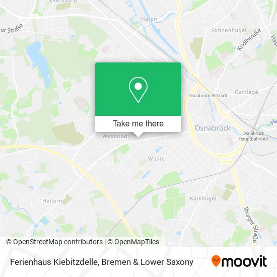 Ferienhaus Kiebitzdelle map