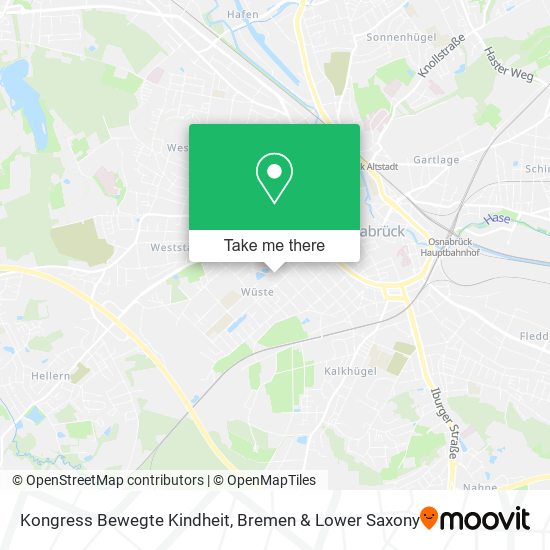 Kongress Bewegte Kindheit map