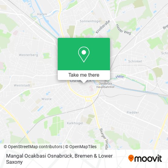 Mangal Ocakbasi Osnabrück map