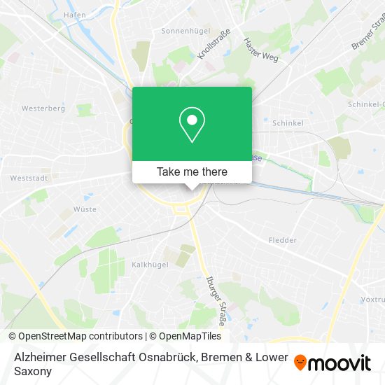 Alzheimer Gesellschaft Osnabrück map