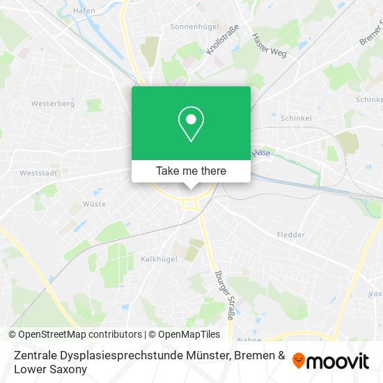 Zentrale Dysplasiesprechstunde Münster map