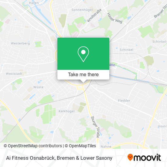 Ai Fitness Osnabrück map