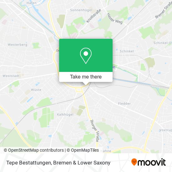 Tepe Bestattungen map
