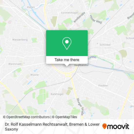 Dr. Rolf Kasselmann Rechtsanwalt map