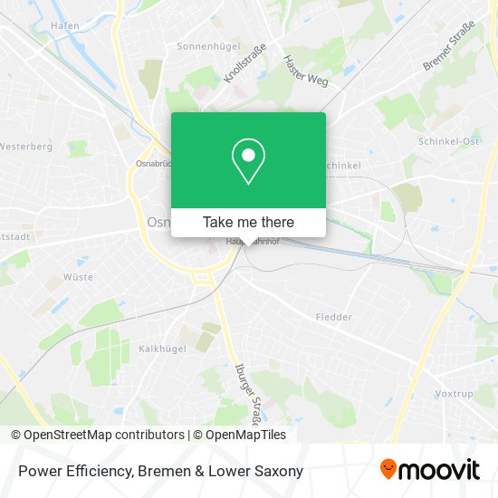 Power Efficiency map