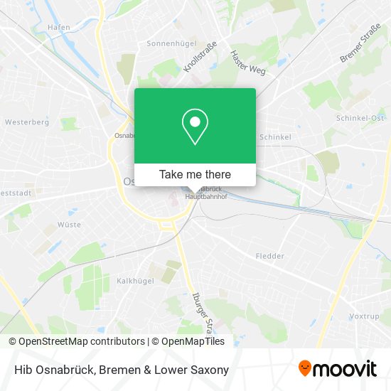 Hib Osnabrück map