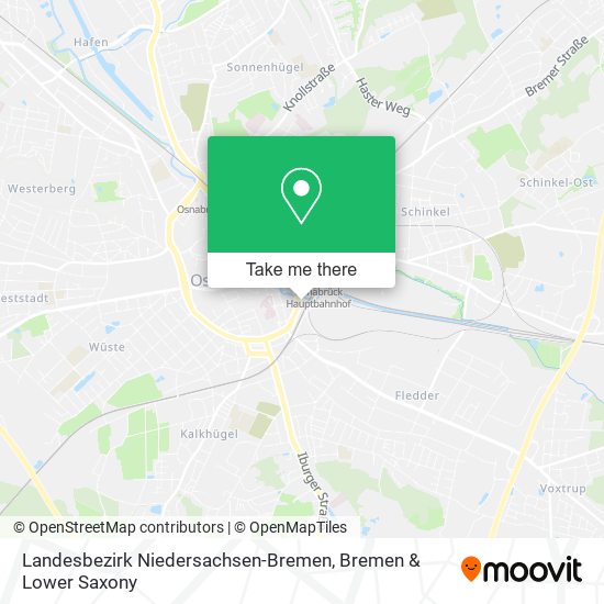 Landesbezirk Niedersachsen-Bremen map