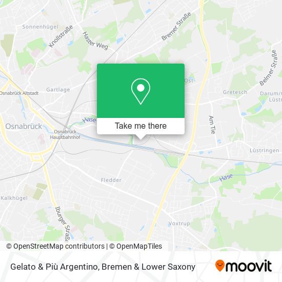 Gelato & Più Argentino map