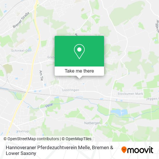 Hannoveraner Pferdezuchtverein Melle map