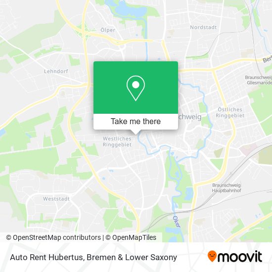 Auto Rent Hubertus map