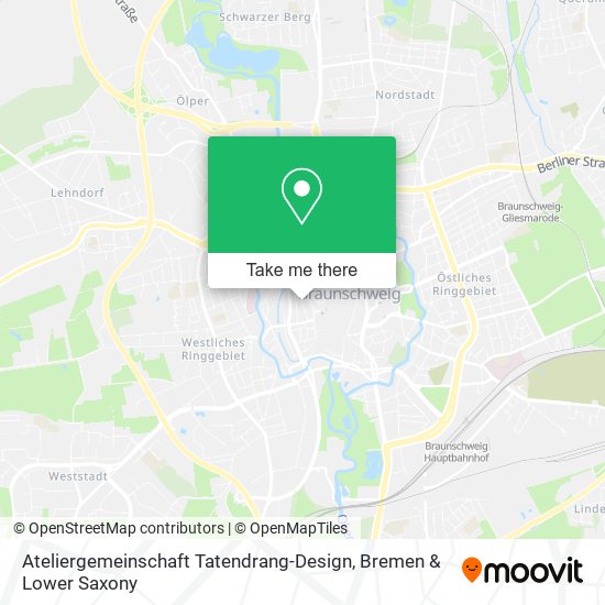Ateliergemeinschaft Tatendrang-Design map