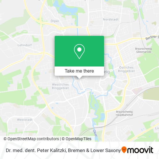 Dr. med. dent. Peter Kalitzki map