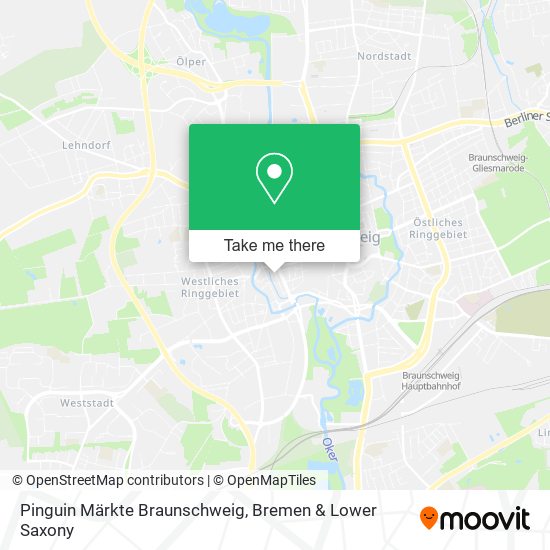 Pinguin Märkte Braunschweig map