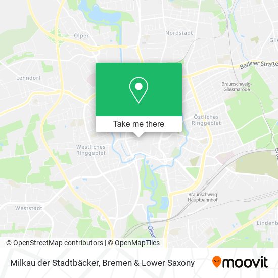 Milkau der Stadtbäcker map