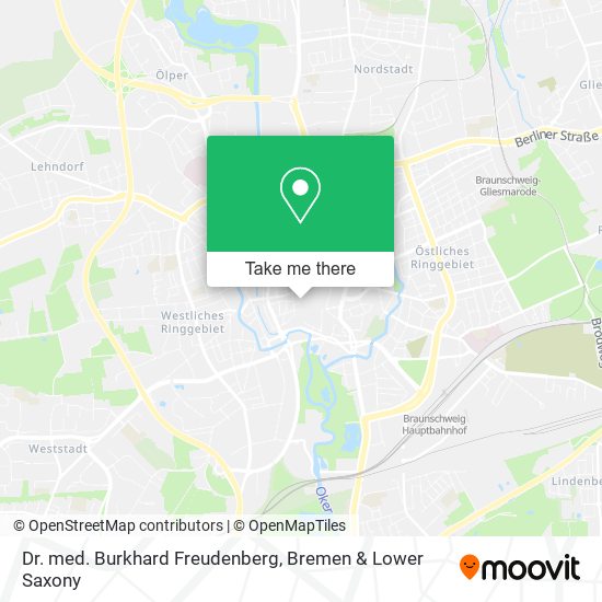 Dr. med. Burkhard Freudenberg map