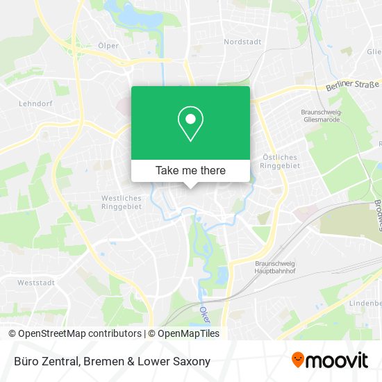 Büro Zentral map