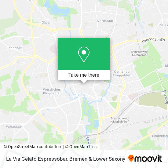 La Via Gelato Espressobar map