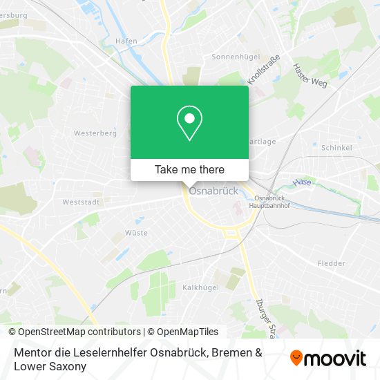 Mentor die Leselernhelfer Osnabrück map