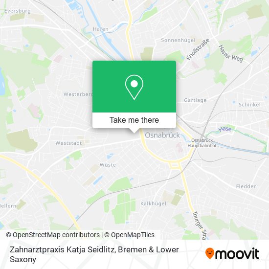 Zahnarztpraxis Katja Seidlitz map