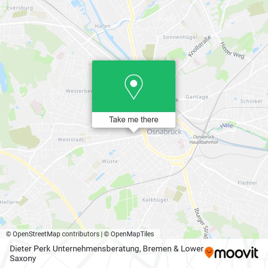 Dieter Perk Unternehmensberatung map