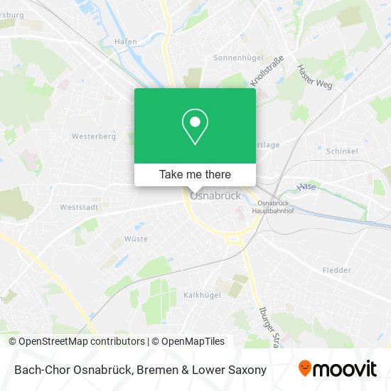 Bach-Chor Osnabrück map