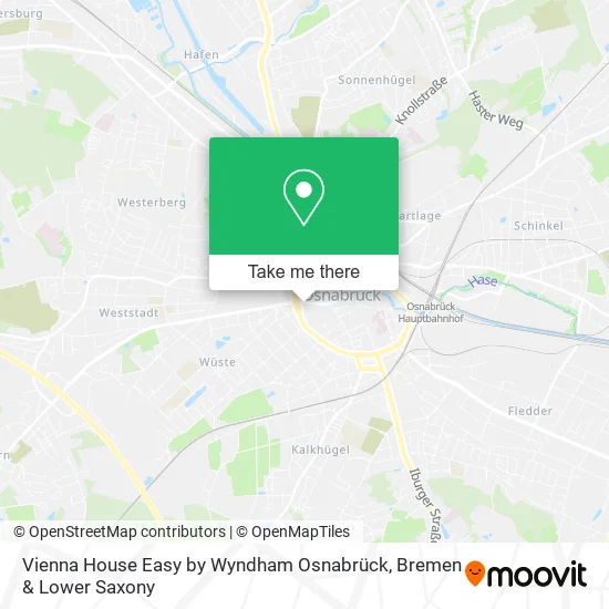 Vienna House Easy by Wyndham Osnabrück map