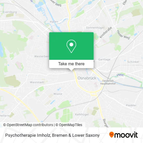 Psychotherapie Imholz map