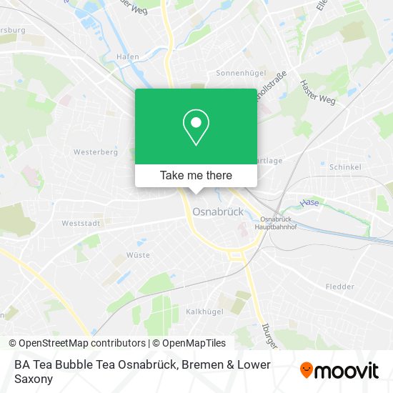 BA Tea Bubble Tea Osnabrück map