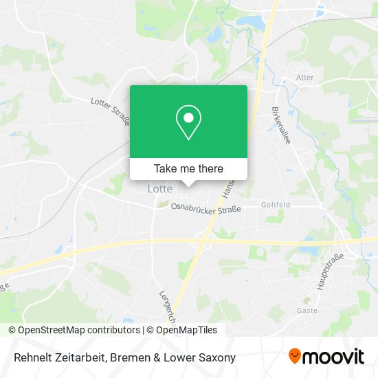 Rehnelt Zeitarbeit map